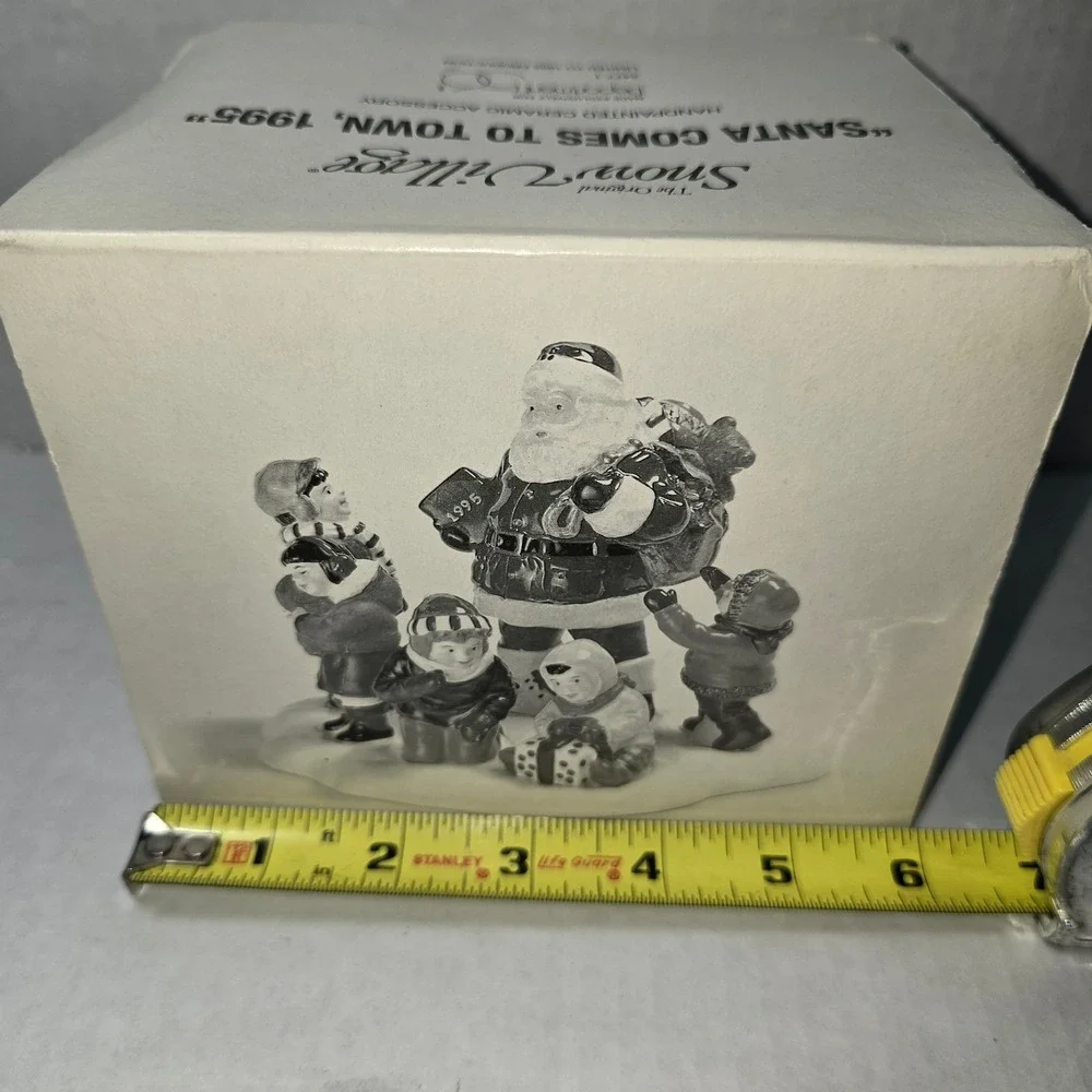 Department 56 Original Snow‎ Village SANTA COMES TO TOWN 1995 #54771 retired